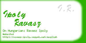 ipoly ravasz business card